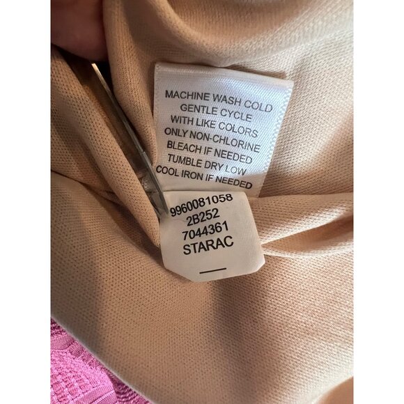 Live and let live women’s shift dress size XL Pink Midi Stretch Y2K - Picture 12 of 14